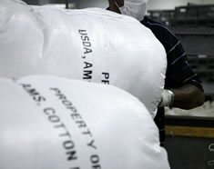 Samples delivered to the USDA classing facility